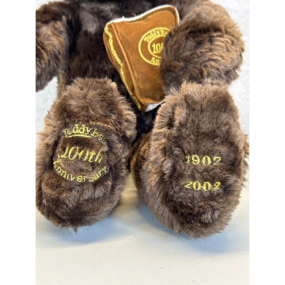 Windsor Collection Sears Stuffed Animal 100th Anniversary Teddy Bear Brown 16